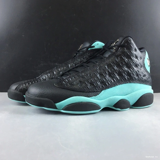 BLACK GREEN ISLAND RETRO 13 AIR 414571-030 JORDAN 0805